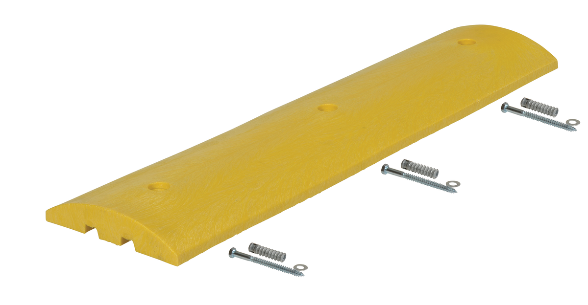 VESTIL SBD-48 Speed Bump, Concrete Hardware, 48 Inch x 12 Inch x 2.25 Inch Size | AG7YGX 5XPR5