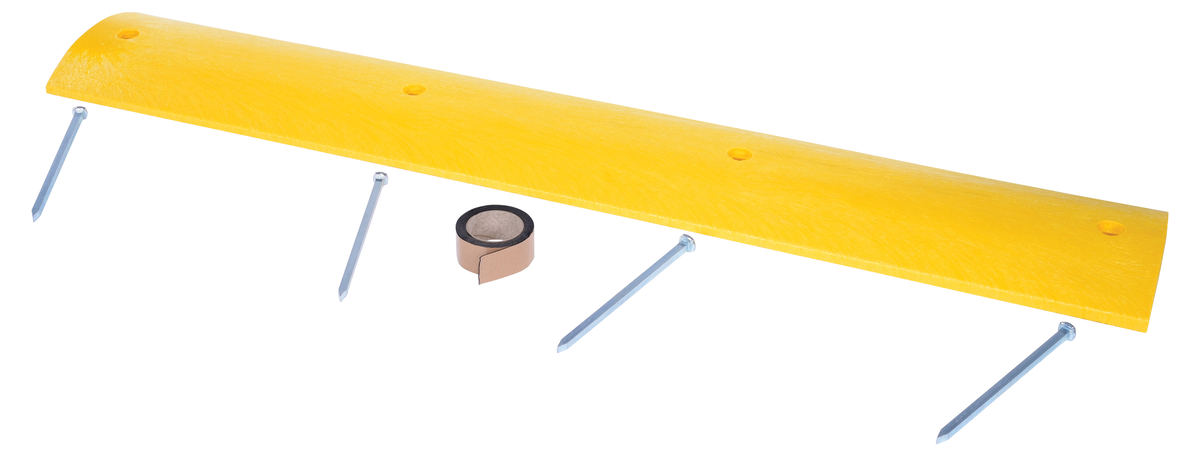 VESTIL SBDA-72 Speed Bump, Asphalt Hardware, 72 Inch x 12 Inch x 2.25 Inch Size | AG7YHA