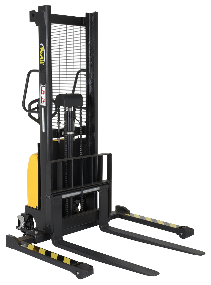 VESTIL SE/HP-63-AA Hand Pump/Power Adjustable Arm Stacker, 63 Inch Maximum Height | CE3EWR