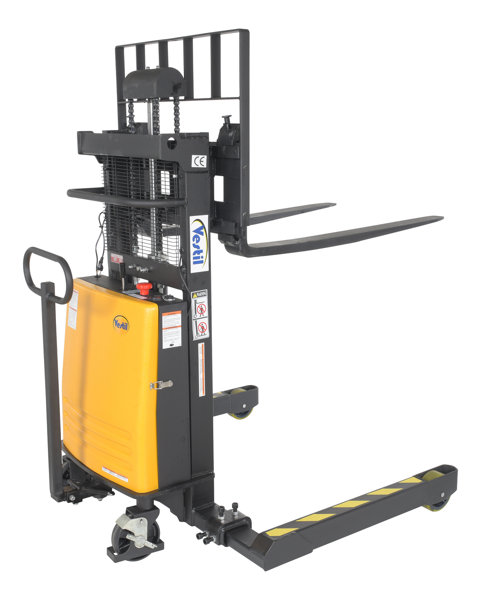 VESTIL SL3-36-AA STACKER PWR LIFT ADJ FORKSAndLEGS 36 InchHT | CY7LMY