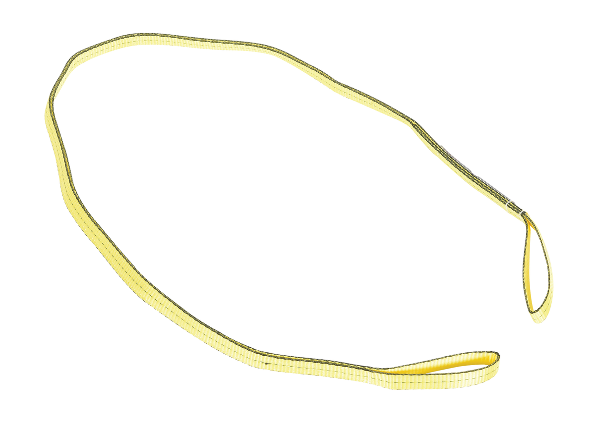 VESTIL SLD-1-F-8-YL Lifting Web Sling, Polyester, Yellow, 1 x 8 Feet Size | CE4QUV