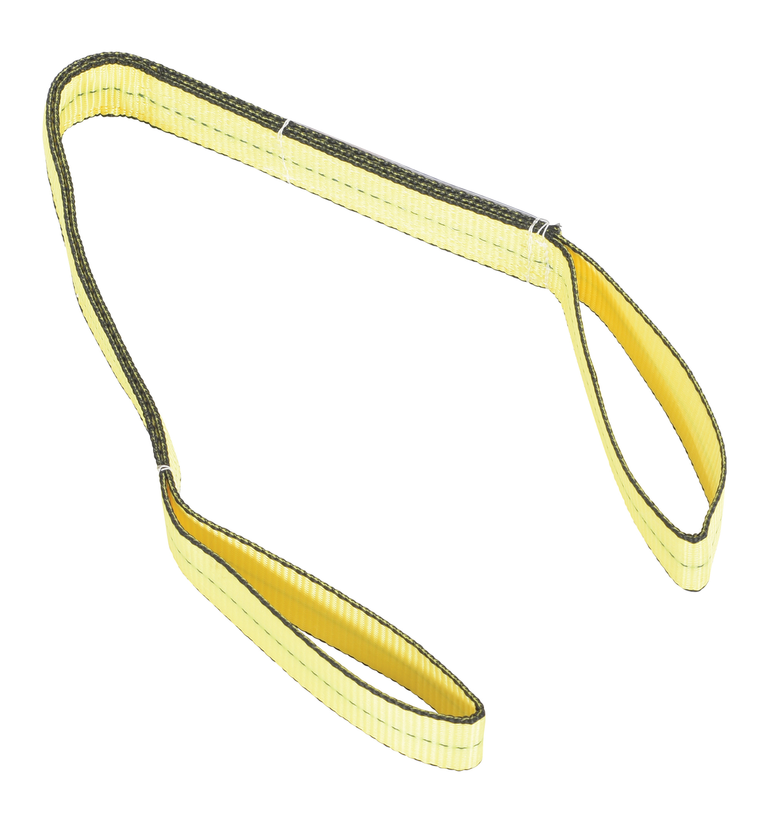 VESTIL SLD-2-F-4-YL Lifting Web Sling, Polyester, Yellow, 2 x 4 Feet Size | CE4QUX