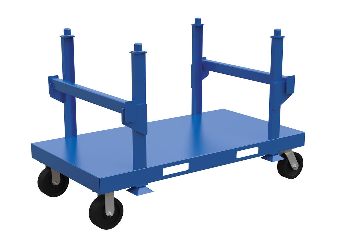 VESTIL SPC-3668-2L Material Cart, Heavy Duty, Stackable | CE4QVM