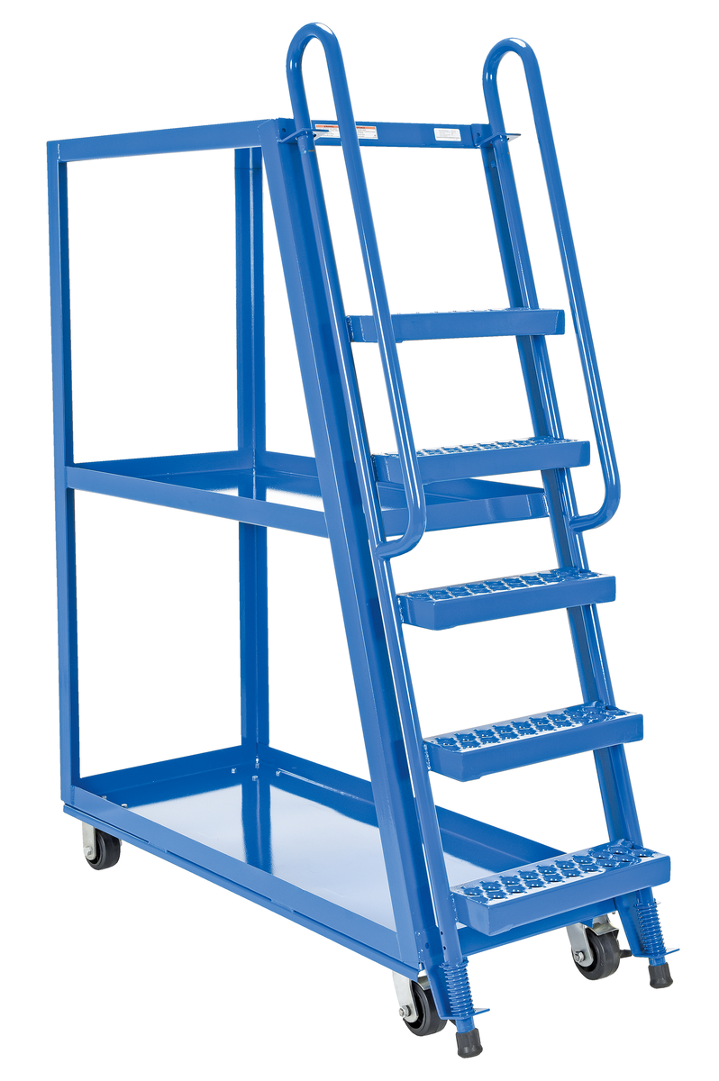 VESTIL SPS-HF-2252 High Frame Cart, 22 x 52 Inch Size, Mold-on-rubber | AG7ZGG