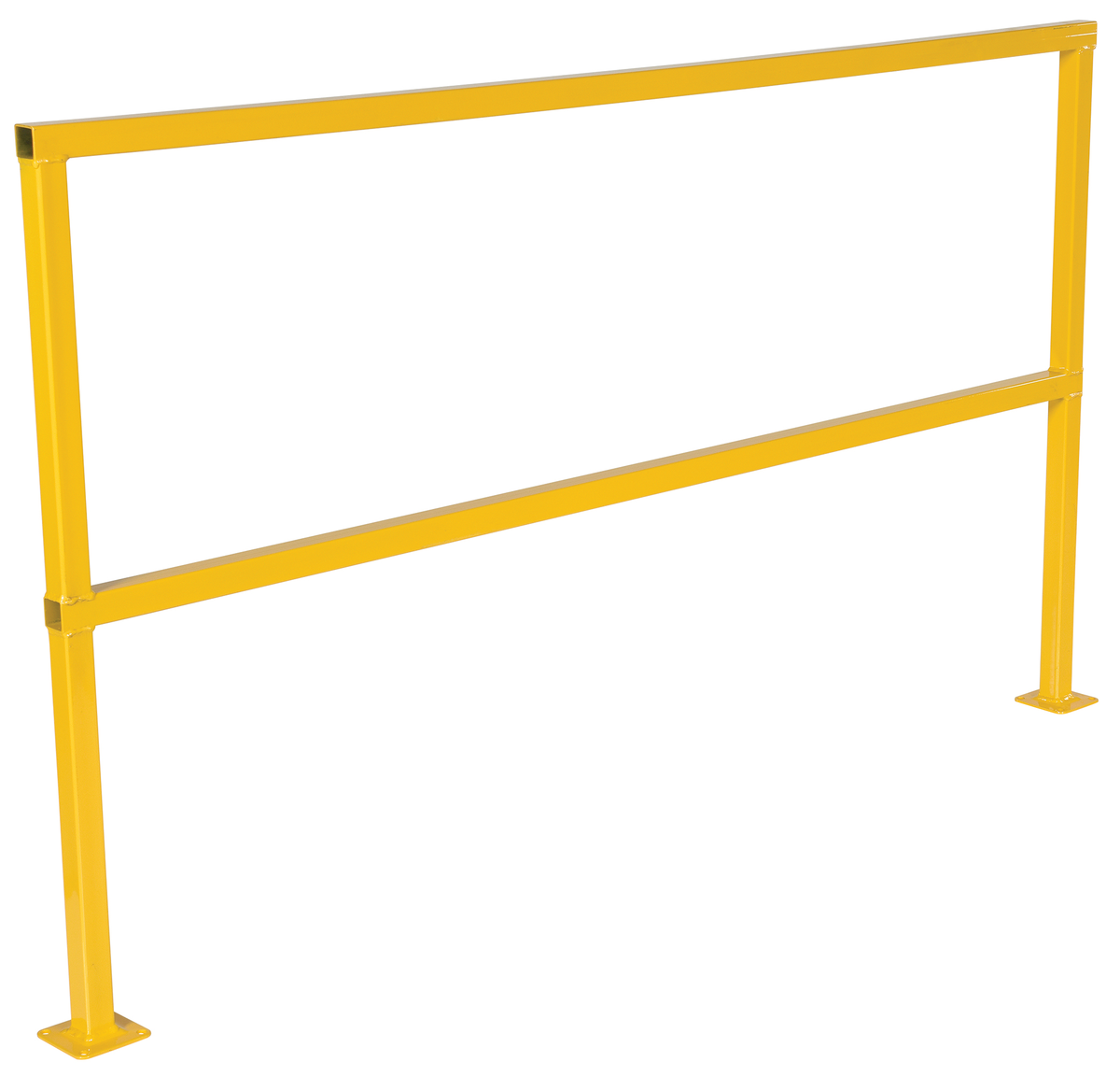 VESTIL SQ-72 Steel Safety Handrail, No Toeboard, 72 Inch Size | AG7ZHN