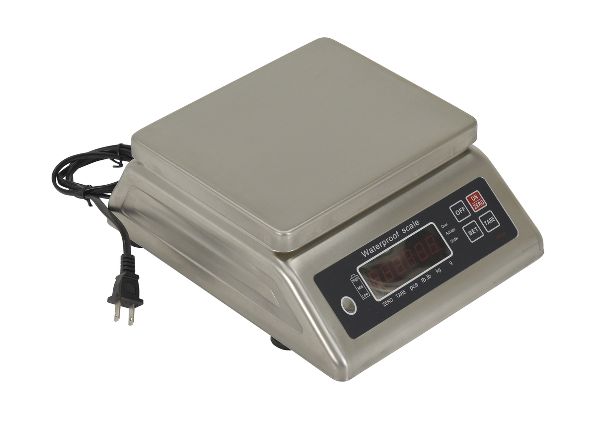 VESTIL SSDSC-66 Stainless Steel Parts Scale, 66 Lb. Capacity | AG7ZML