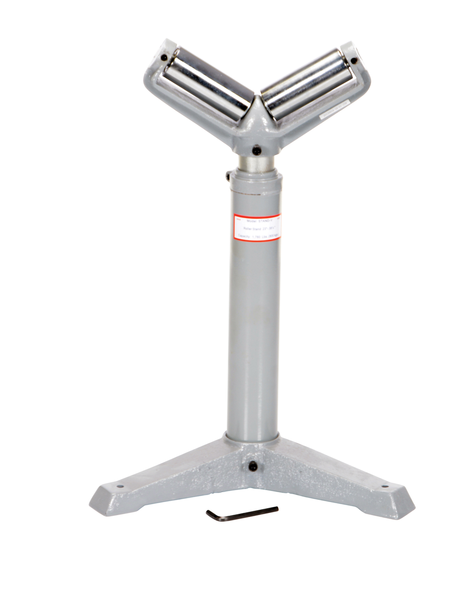 Vestil STAND-V | Steel Roller Stand 23-1/2 to 39-1/4 Raised Height