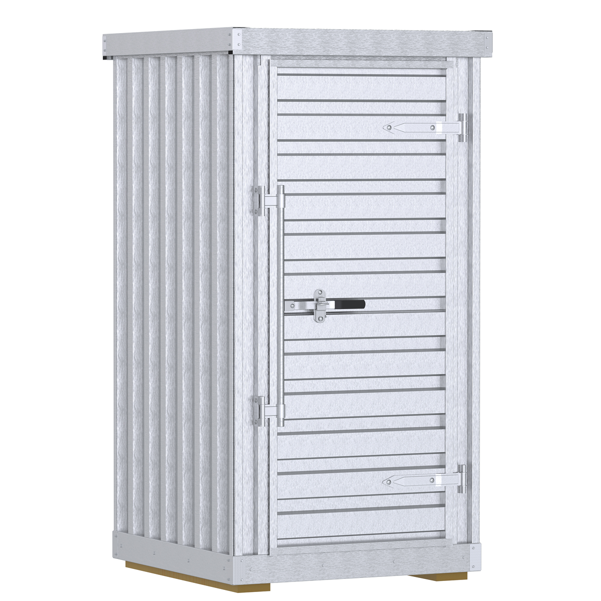 VESTIL STOR-44-G-W-1RH 3.72 ft W, 7.07 ft H, Gray | CY7NZC