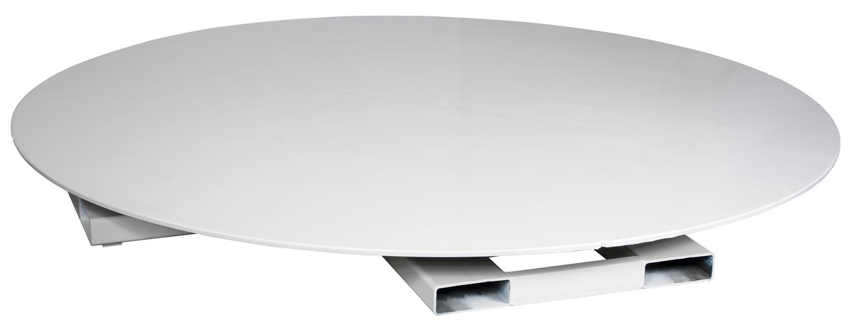 VESTIL STPC-89-WH Powered Turntable, 3000 Lb. Capacity, 89 Inch Dia., White | CE4QZG