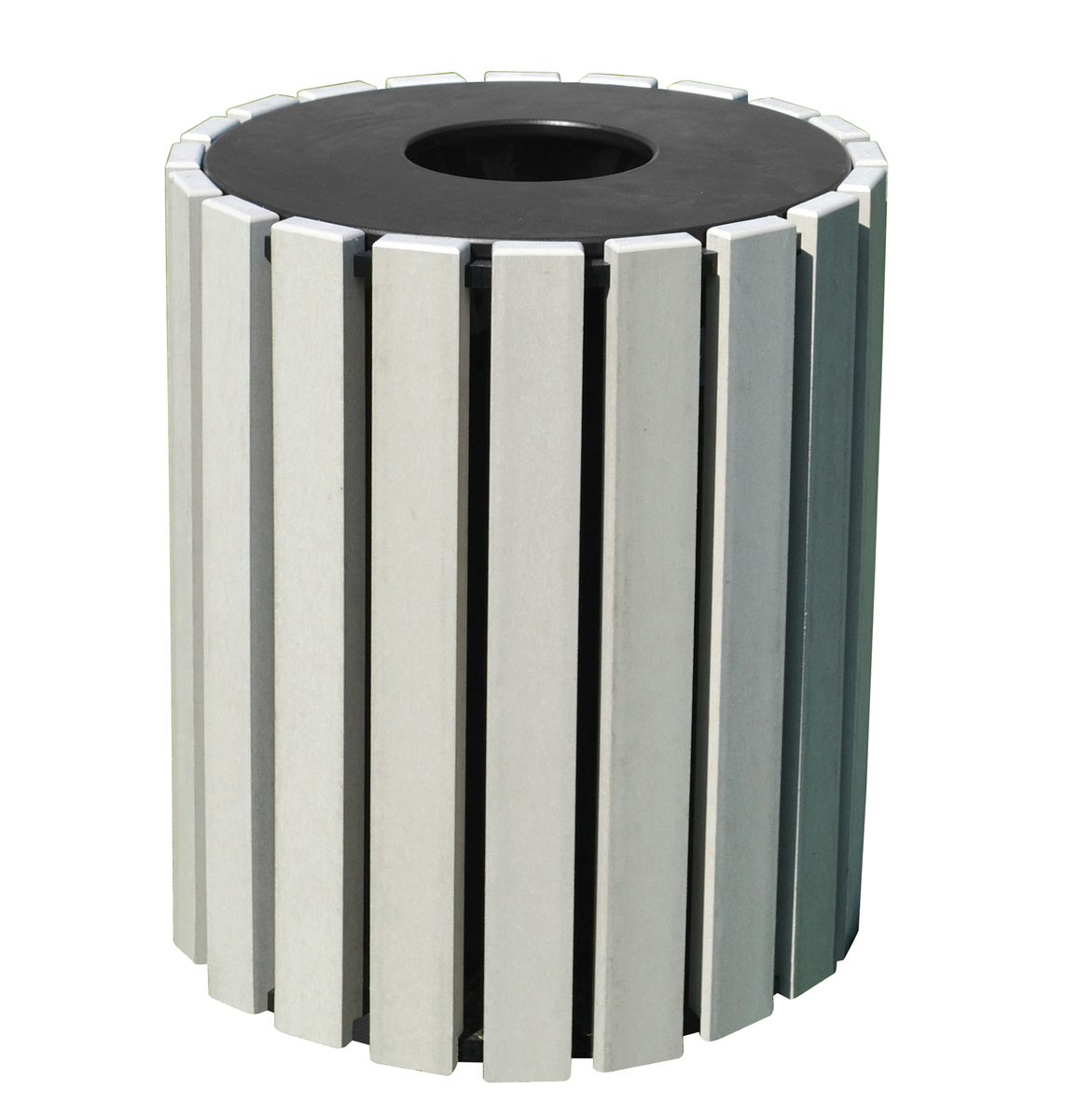 VESTIL TR-PR-33-SD Round Receptacle, 33 Gallon, Capacity, Sand | CE4RHU