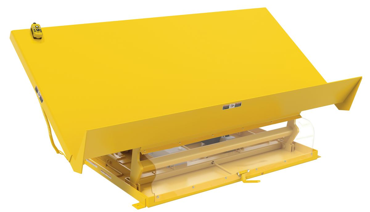 VESTIL UNI-9648-4-YEL-230-1 Lift Table, 4000 Lb., 96 x 48 Inch Size, Yellow, 230V, 1 Phase, Steel | CE4RPN