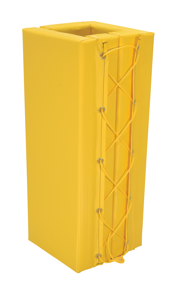 VESTIL V-PAD-S-36-Y Structural Column Pad, Yellow Vinyl, Square, 3 Feet x 6 Inch Size | CE4RTE