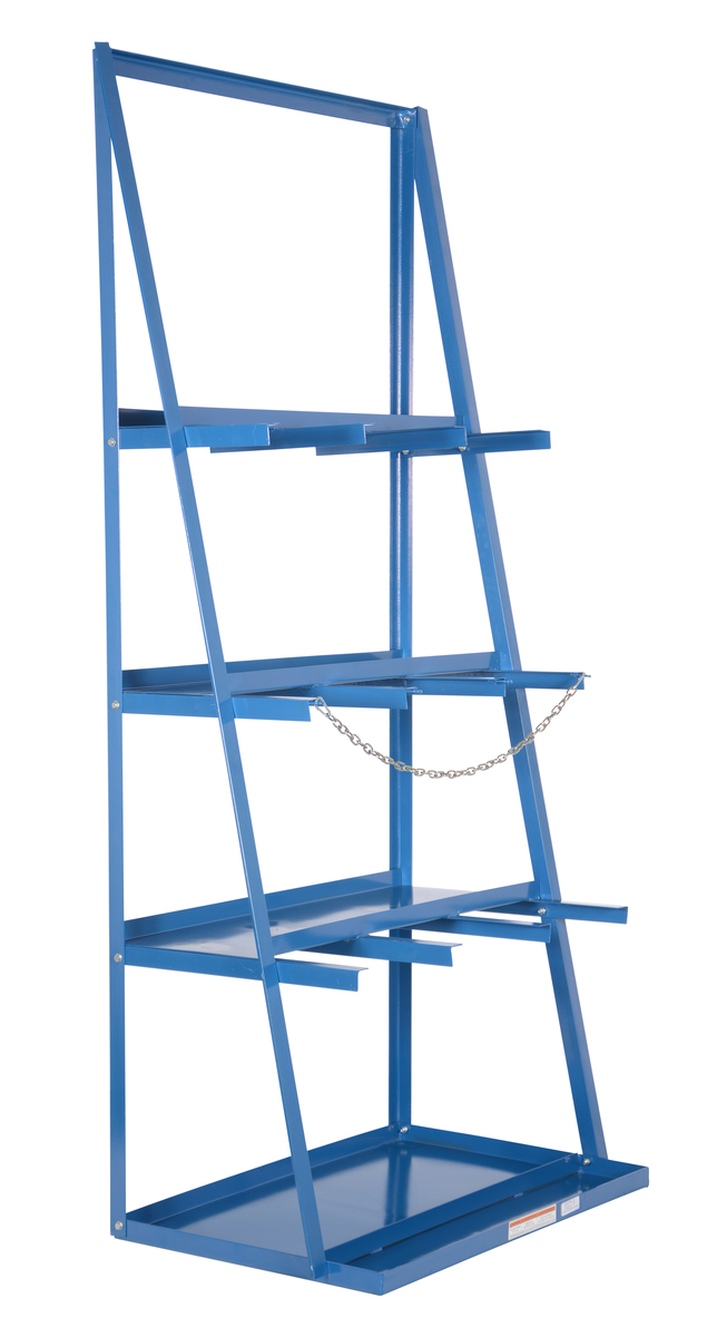 Steel Vertical Bar Rack 39.375 x 24.125 x 84 3000 lb Capacity, Blue