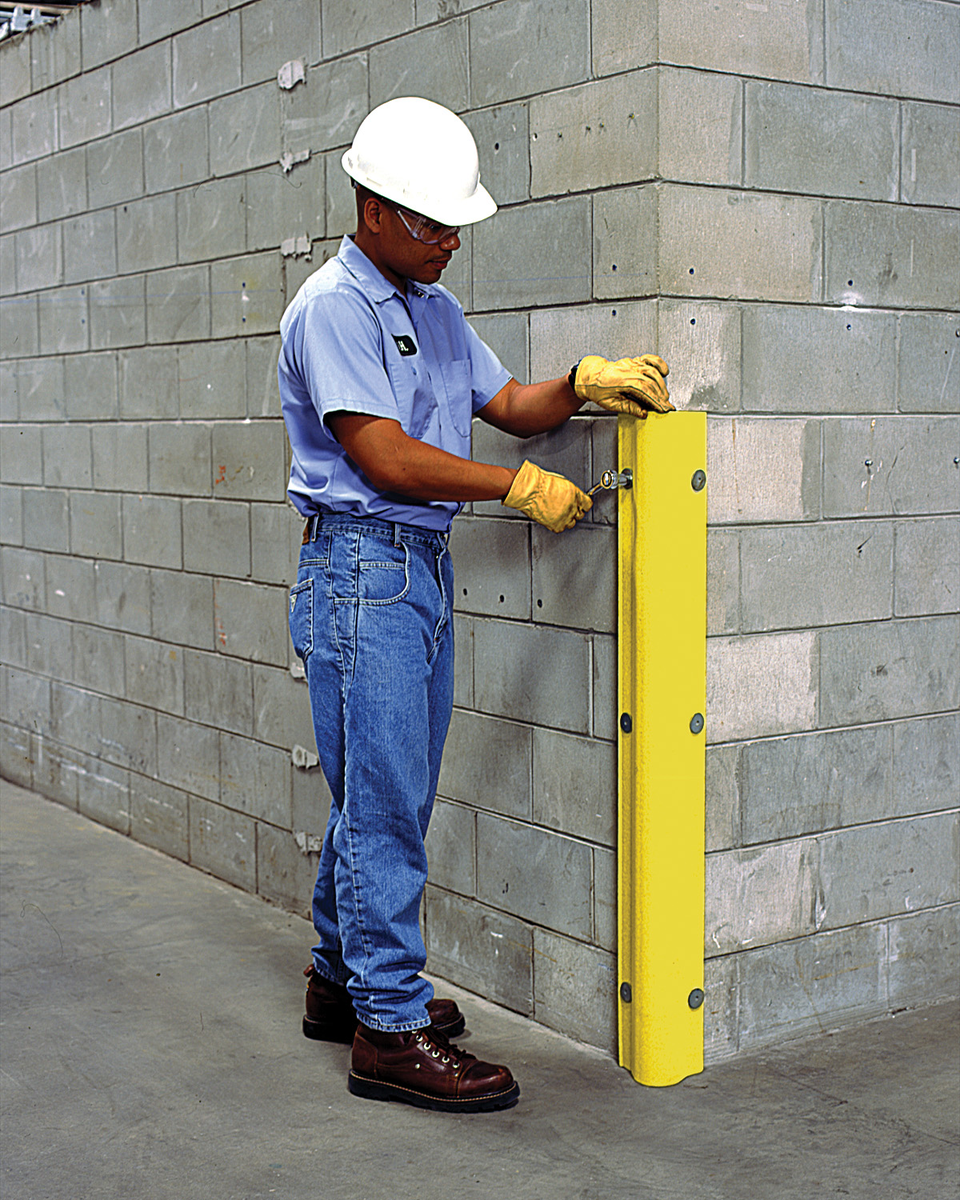 Polyethylene Corner Protector 42 Inch Height, Yellow
