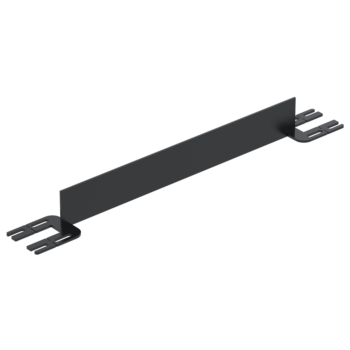 VESTIL VDKR-3-TB-BK TOEBOARD FOR PIPE SAFETY RAILING 36 INCHES BLACK | CY7KTW