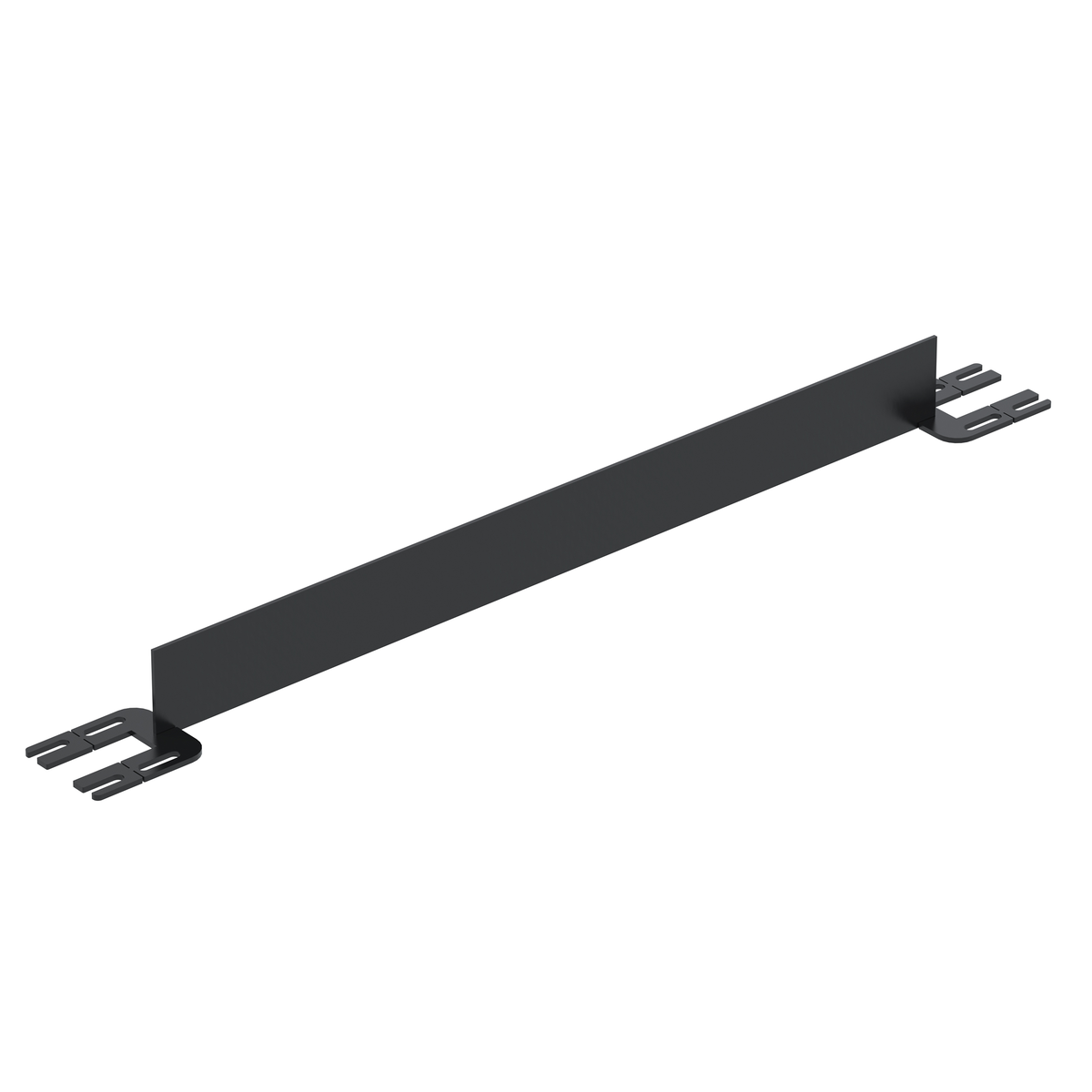 VESTIL VDKR-4-TB-BK TOEBOARD FOR PIPE SAFETY RAILING 48 INCHES BLACK | CY7LDB
