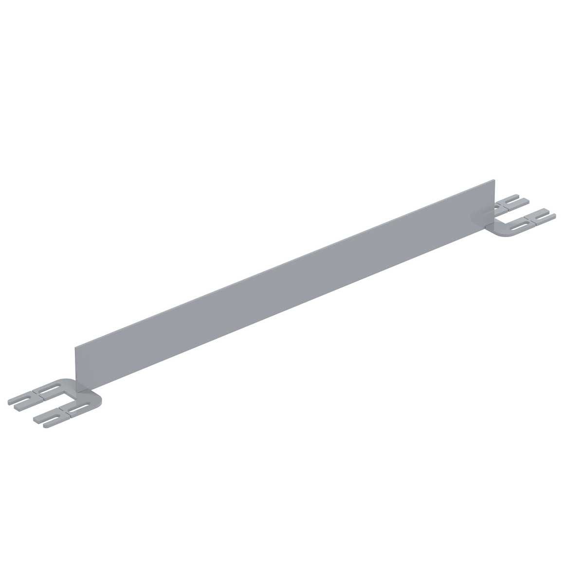 VESTIL VDKR-4-TB-SL TOEBOARD FOR PIPE SAFETY RAILING 48 INCHES SILVER | CY7LWZ