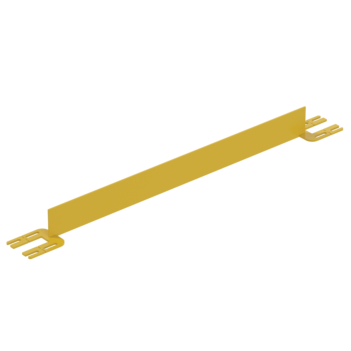 VESTIL VDKR-4-TB Toeboard For Pipe Safety Railing, 4 Feet | AG8BMQ