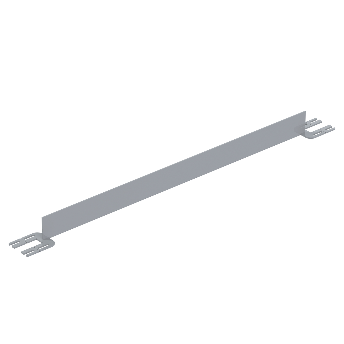 VESTIL VDKR-5-TB-SL TOEBOARD FOR PIPE SAFETY RAILING 60 INCHES SILVER | CY7LDN