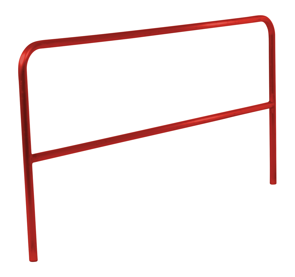 VESTIL VDKR-7-RD STEEL PIPE SAFETY RAILING 84 Inch LENGTH RED | CY7KWA