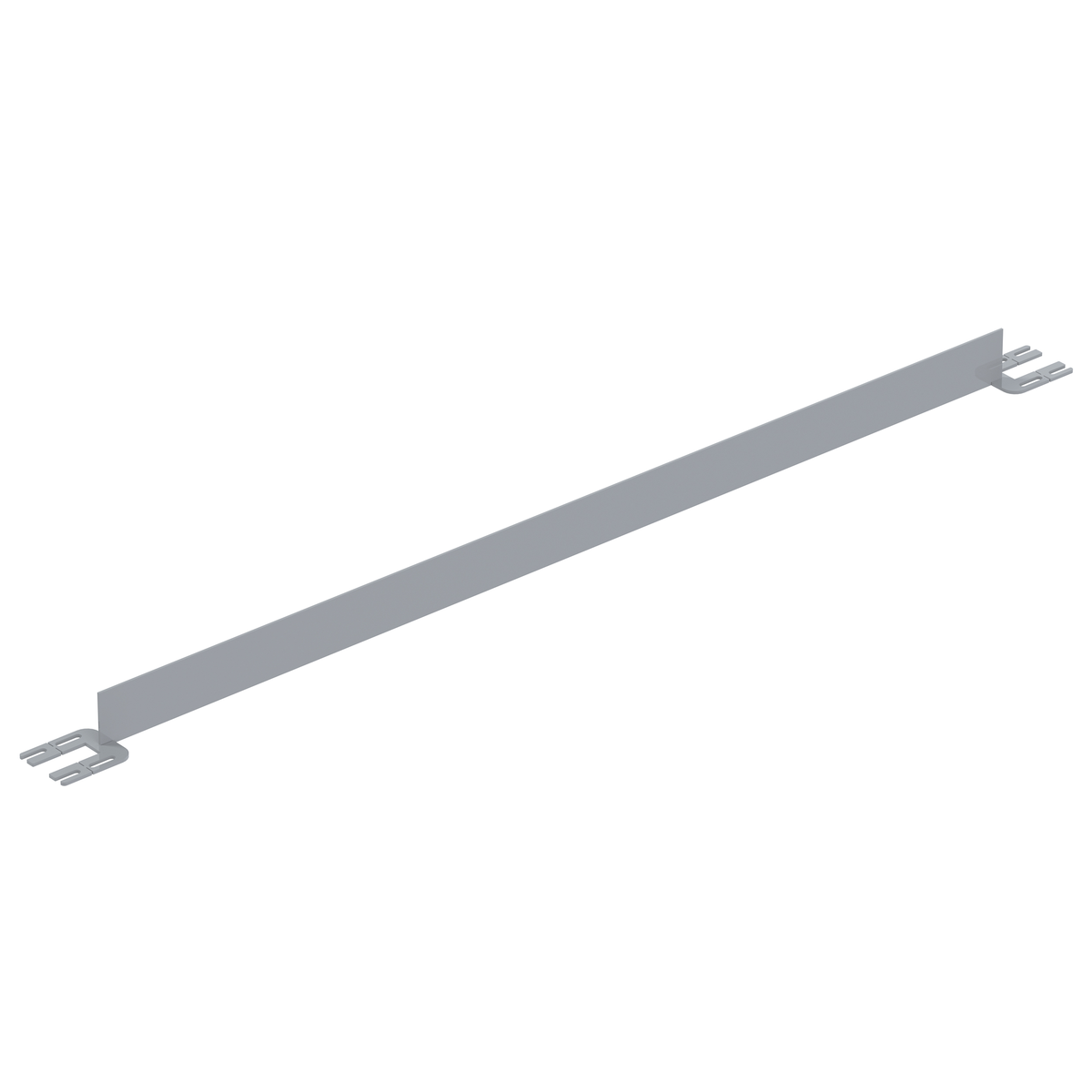 VESTIL VDKR-7-TB-SL TOEBOARD FOR PIPE SAFETY RAILING 84 INCHES SILVER | CY7LQP