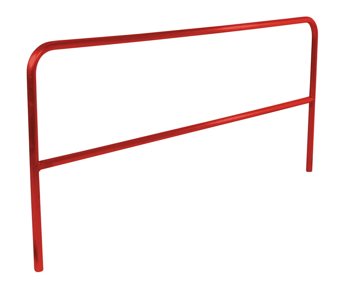 VESTIL VDKR-8-RD STEEL PIPE SAFETY RAILING 96 Inch LENGTH RED | CY7LAM