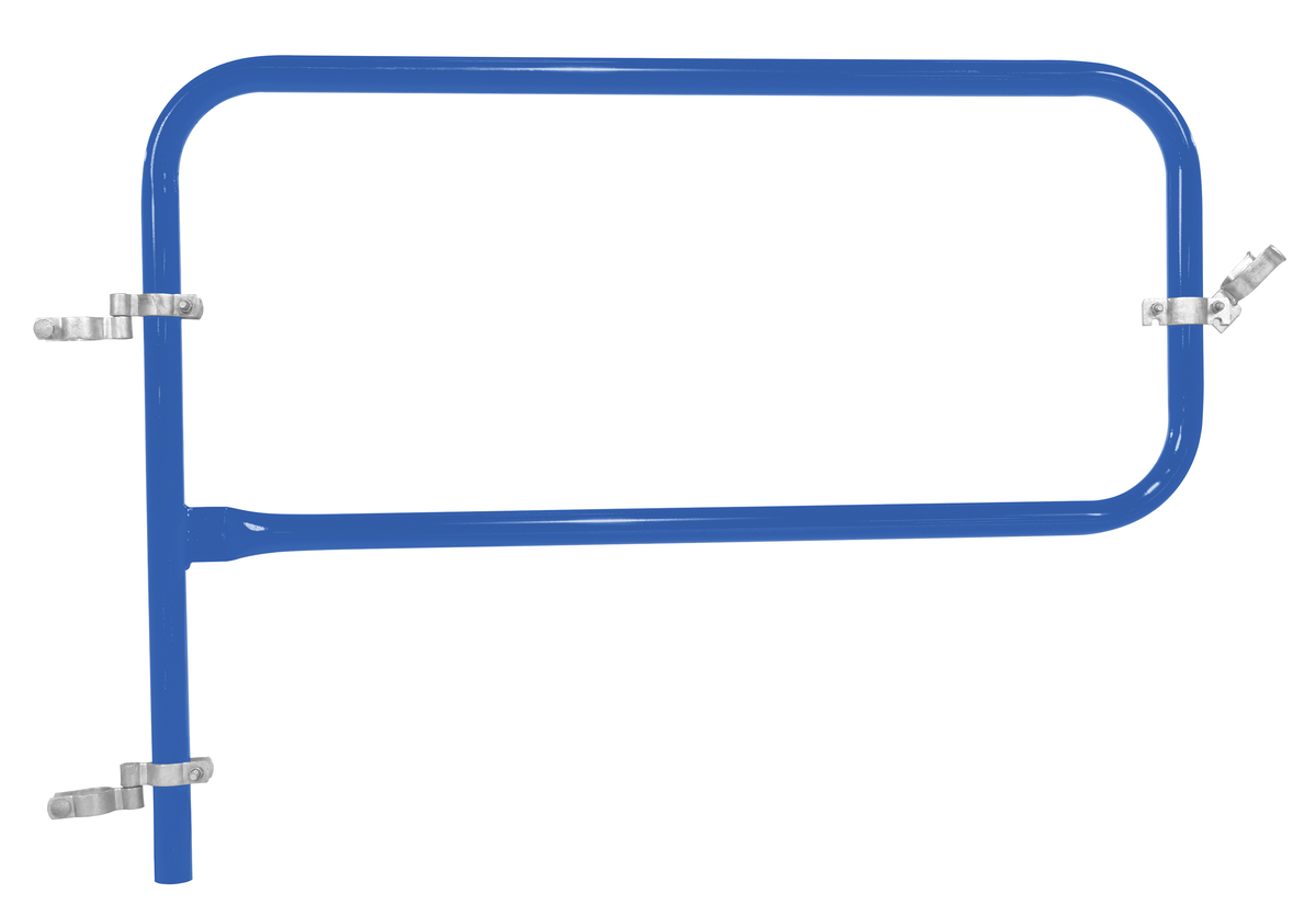 VESTIL VDKR-G4-BL BLUE PIPE SAFETY RAILING GATE-P SHAPED 48X36 | CY7KWE