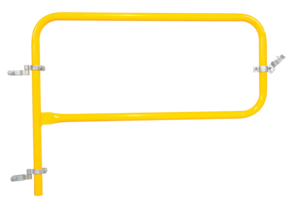 VESTIL VDKR-G4 Pipe Safety Railing Gate, P Shaped, 48 x 36 Inch Size | AG8BNG