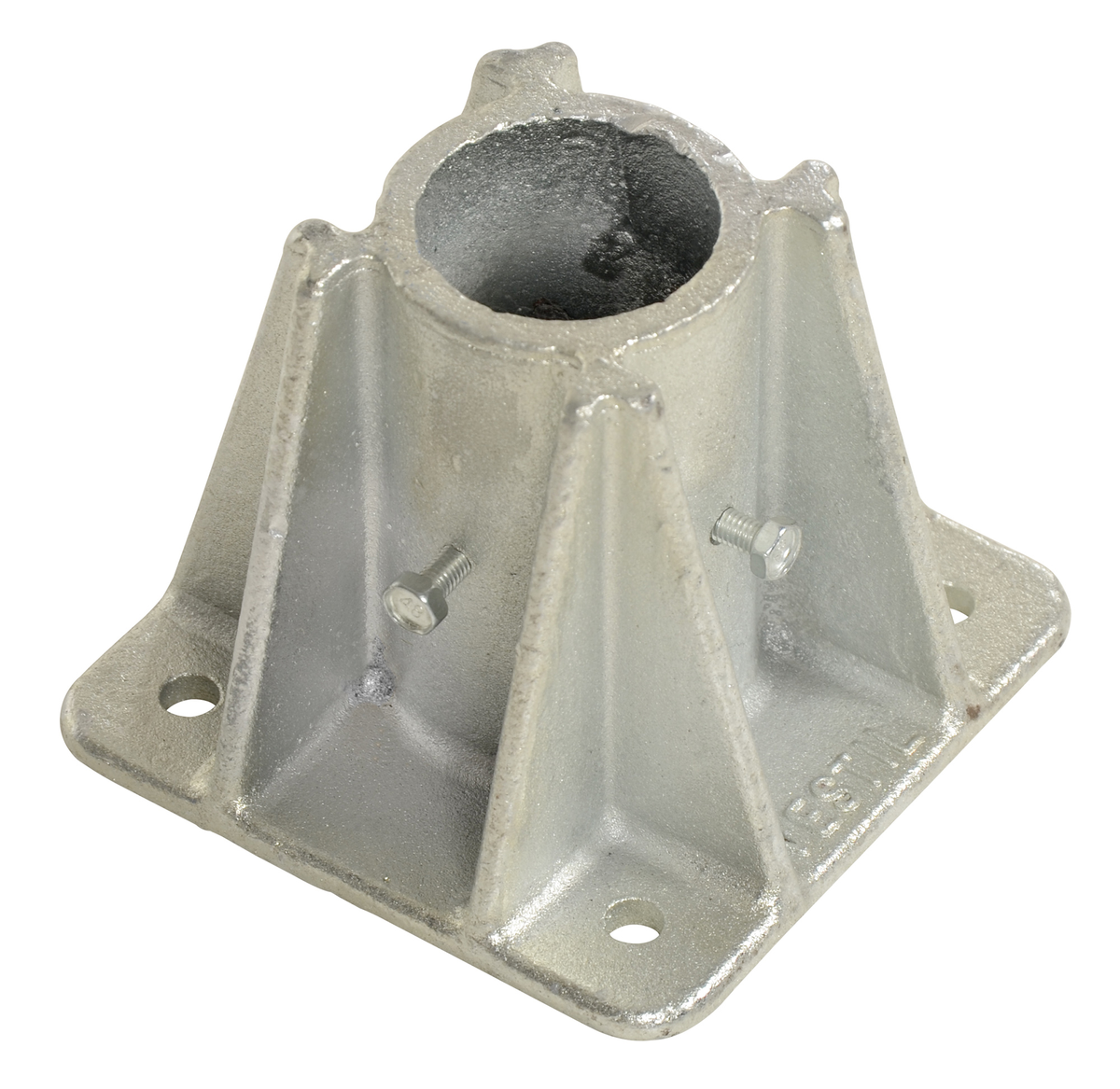 VESTIL VDKR-P101 Steel Pipe Safety Railing, Single Socket | AG8BNH