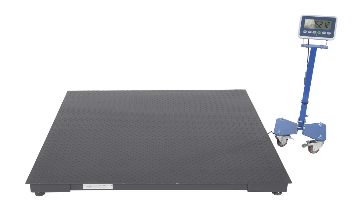 VESTIL VLPFS-4B Low Profile Floor Scale, 4000 Lb. Capacity 60 Length x 60 Width | AG8BTD