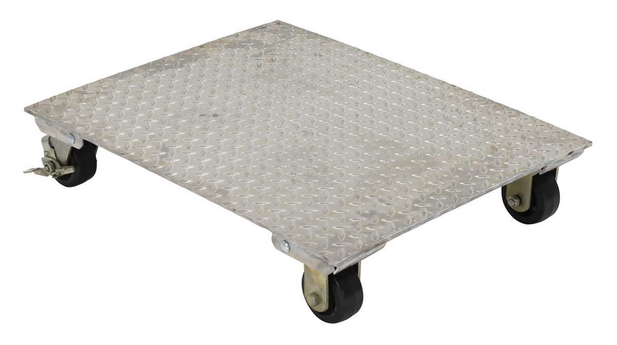 VESTIL VPLDO/A-2430 Aluminium Plate Dolly, with 1200 Lb. Capacity, 24 Inch x 30 Inch Size | AG8BXG