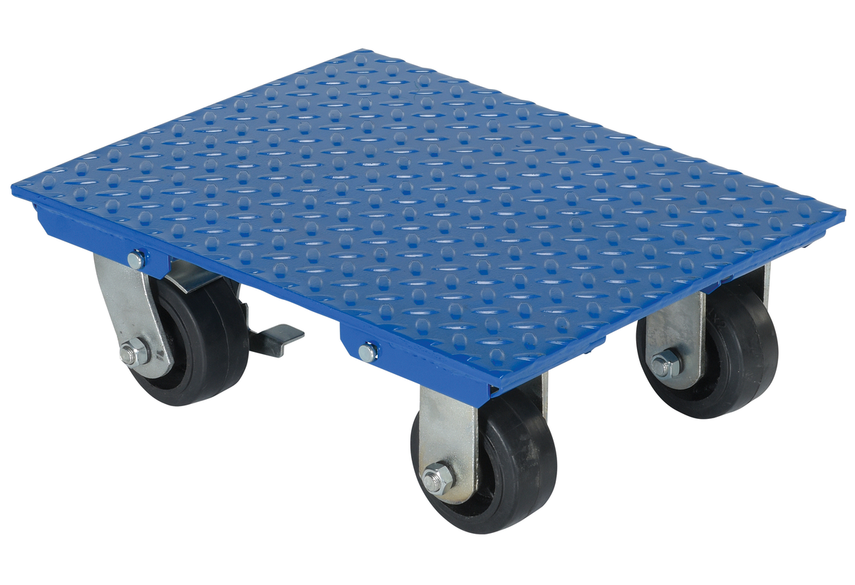 VESTIL VPLDO/S-1418 Steel Plate Dolly, with 1200 Lb. Capacity, 14 Inch x 18 Inch Size | AG8BXJ