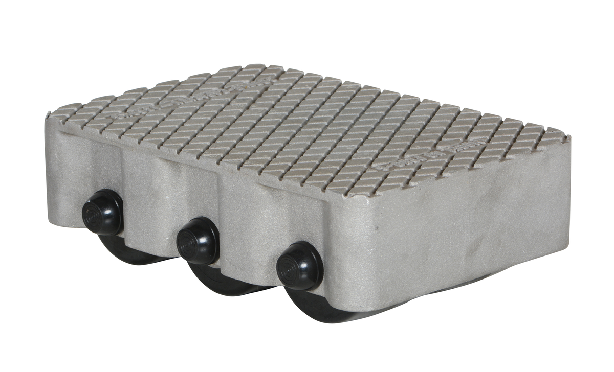 VESTIL VPRDO-6T Cast Aluminium Dolly, 3000 Lb. Capacity, 12.5 Inch Length x 8.5 Inch Width | AG8BXV