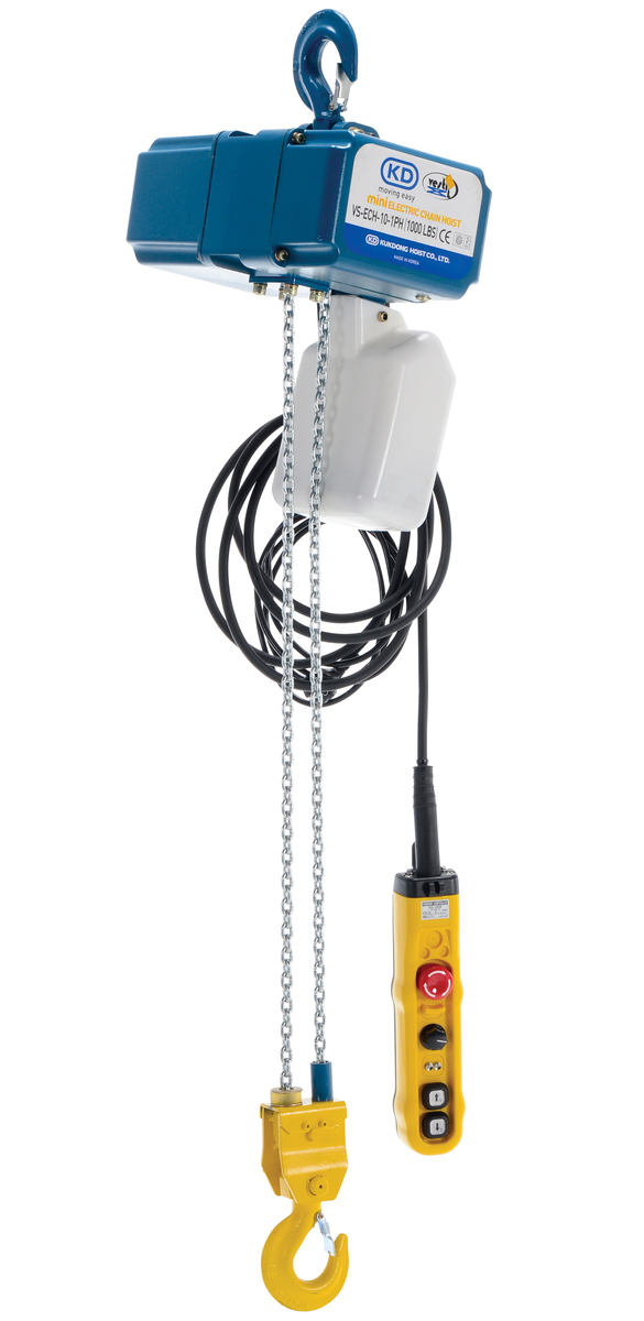 VESTIL VS-ECH-10-1PH Variable Speed Electric Hoist, 1000 Lb. Capacity | AG8BZB
