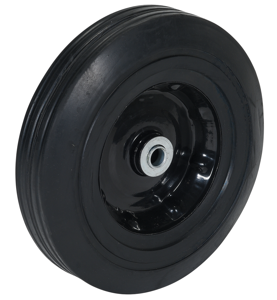 VESTIL WHL-HR-10X2.5-5/8 Rubber Wheel 10x2.5 5/8 Inch Bearing | CY7MHM