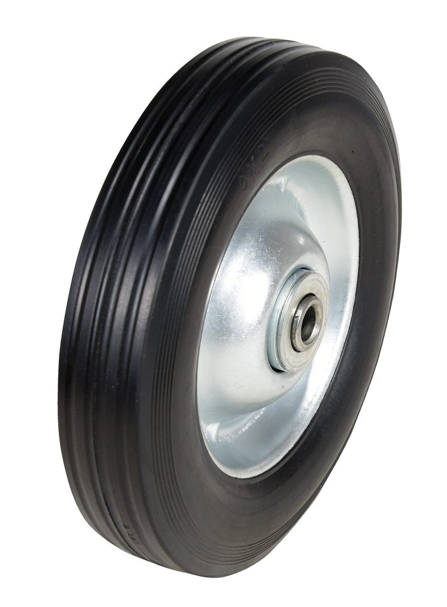 VESTIL WHL-HR-8X2-1/2 Hard Rubber Wheel 8x2.5 1/2 InchBearing | CY7MLP