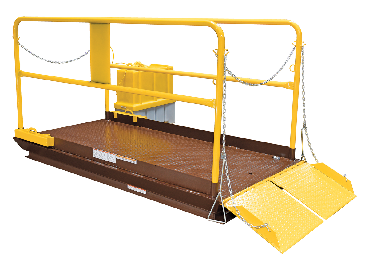 VESTIL WL-100-8-68 Premium Truck Scissor Dock Lift, 8000 Lb. Capacity, 6 Feet x 8 Feet, Steel | AG8CFW