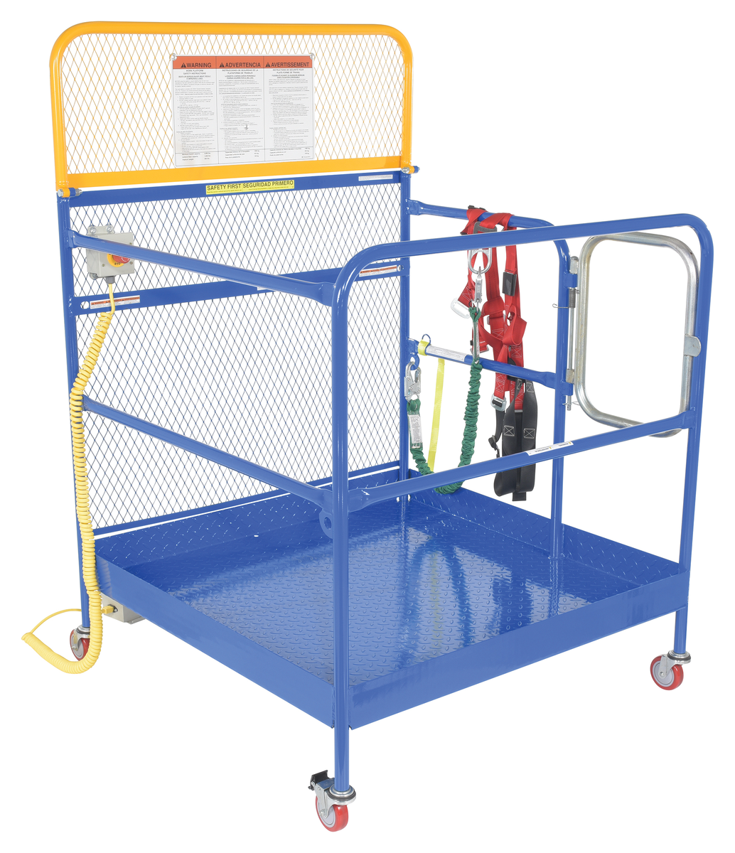 VESTIL WP-4848-CA-FF FULL FEAT WORK PLATFORM W/ CASTERS 48 X 48 | CY7MCY