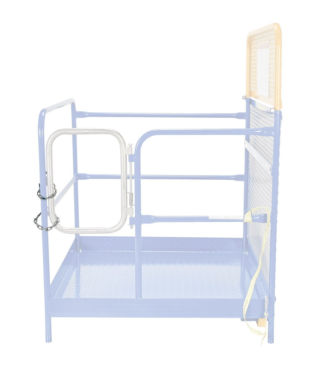 VESTIL WP-DL Work Platform, Double Chain Door Lock | AG8CKT