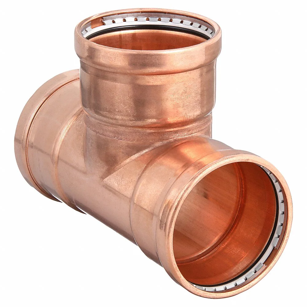 VIEGA LLC 20683 Tee P x P x P 2-1/2 x 2-1/2 x 2-1/2 Inch | AB3EGR 1RRE9