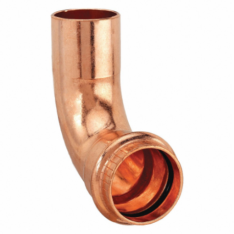 VIEGA LLC 77062 90 Degree Street Elbow, Copper, Press-Fit X Ftg, 1 1/4 Inch X 1 1/4 Inch Copper Tube Size | CU7YJT 48RH60