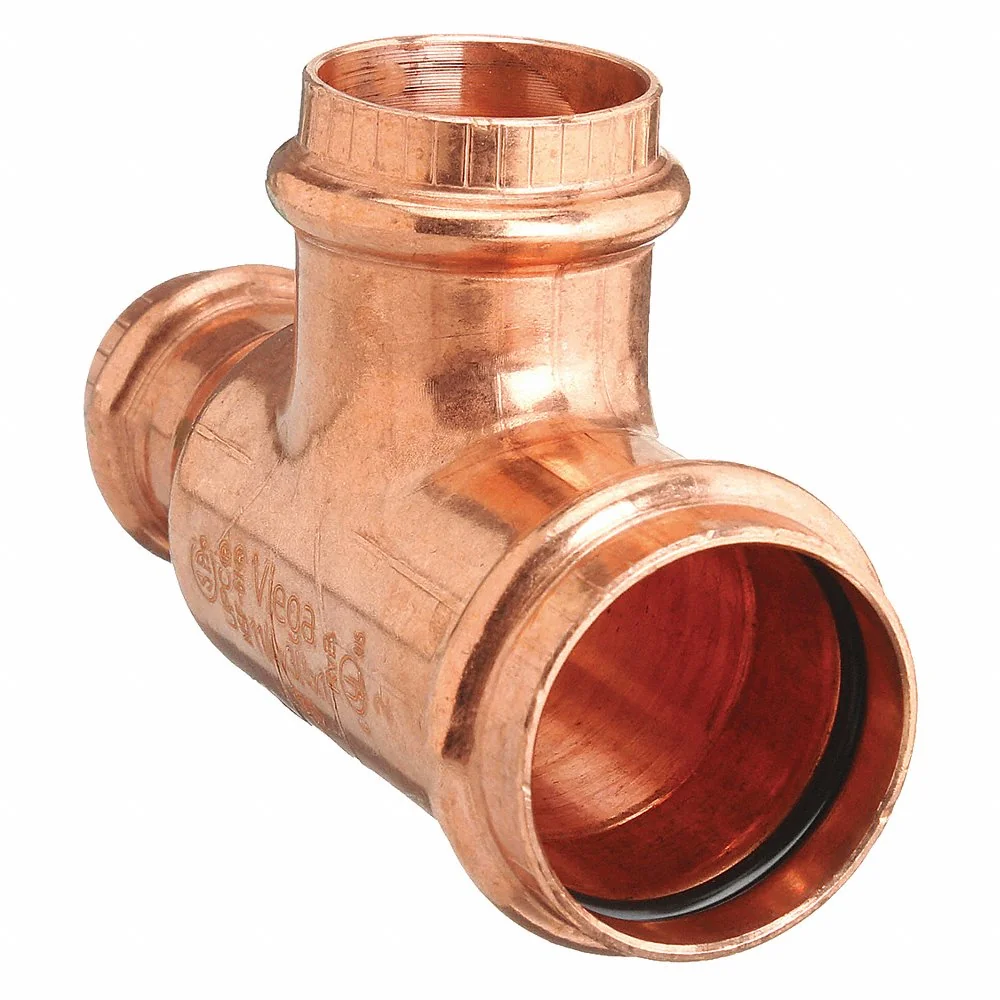 VIEGA LLC 15453 Tee P x P x P 1-1/2 x 1-1/4 x 1 Inch | AB3EFX 1RRC6