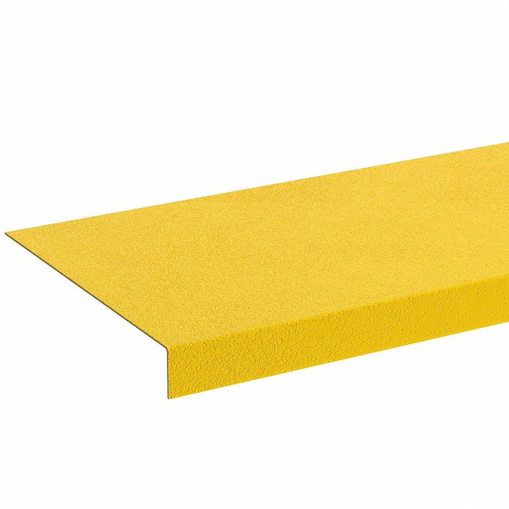 VIGIL ANTISLIP 02-460 Anti-Slip Stair Nosing, Full Coverage Grit, Steel, Adhesive-Installed/Fastener-Installed | CU7YNW 48ZT50