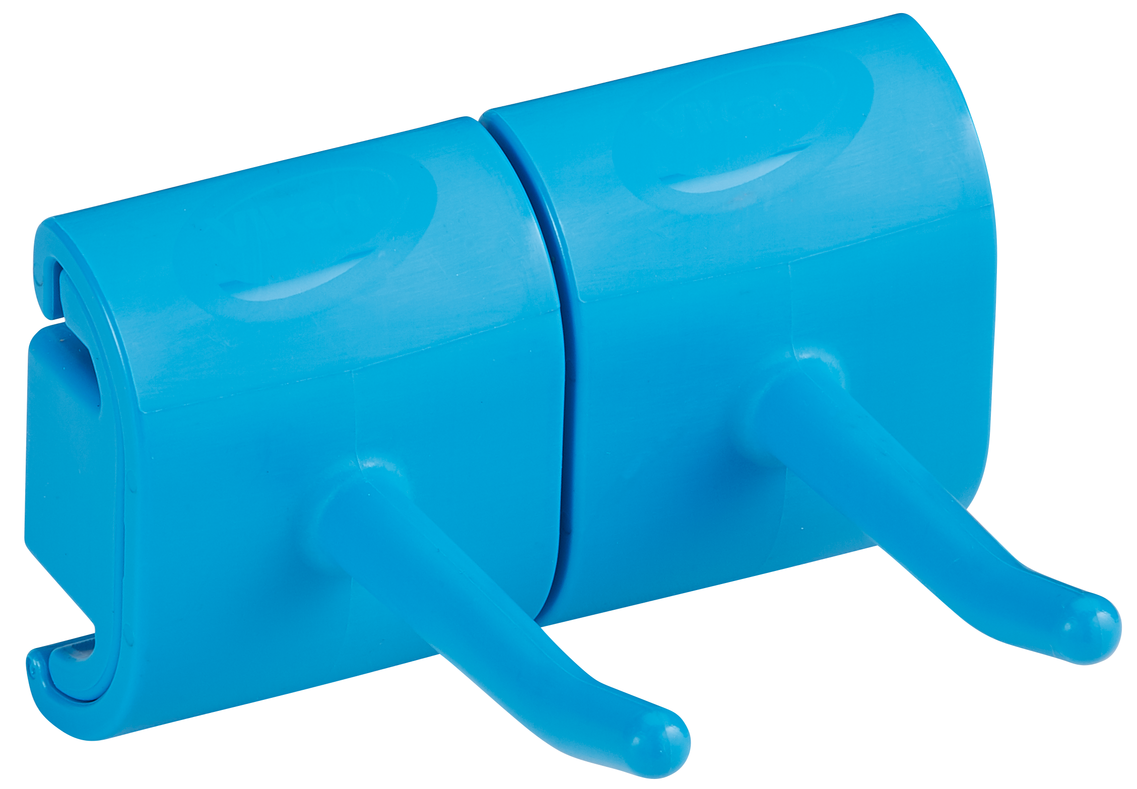 REMCO 10143 Wall Bracket, Double Hook Module, 3 Inch Size, PP/PAI, Blue | CM7PPR