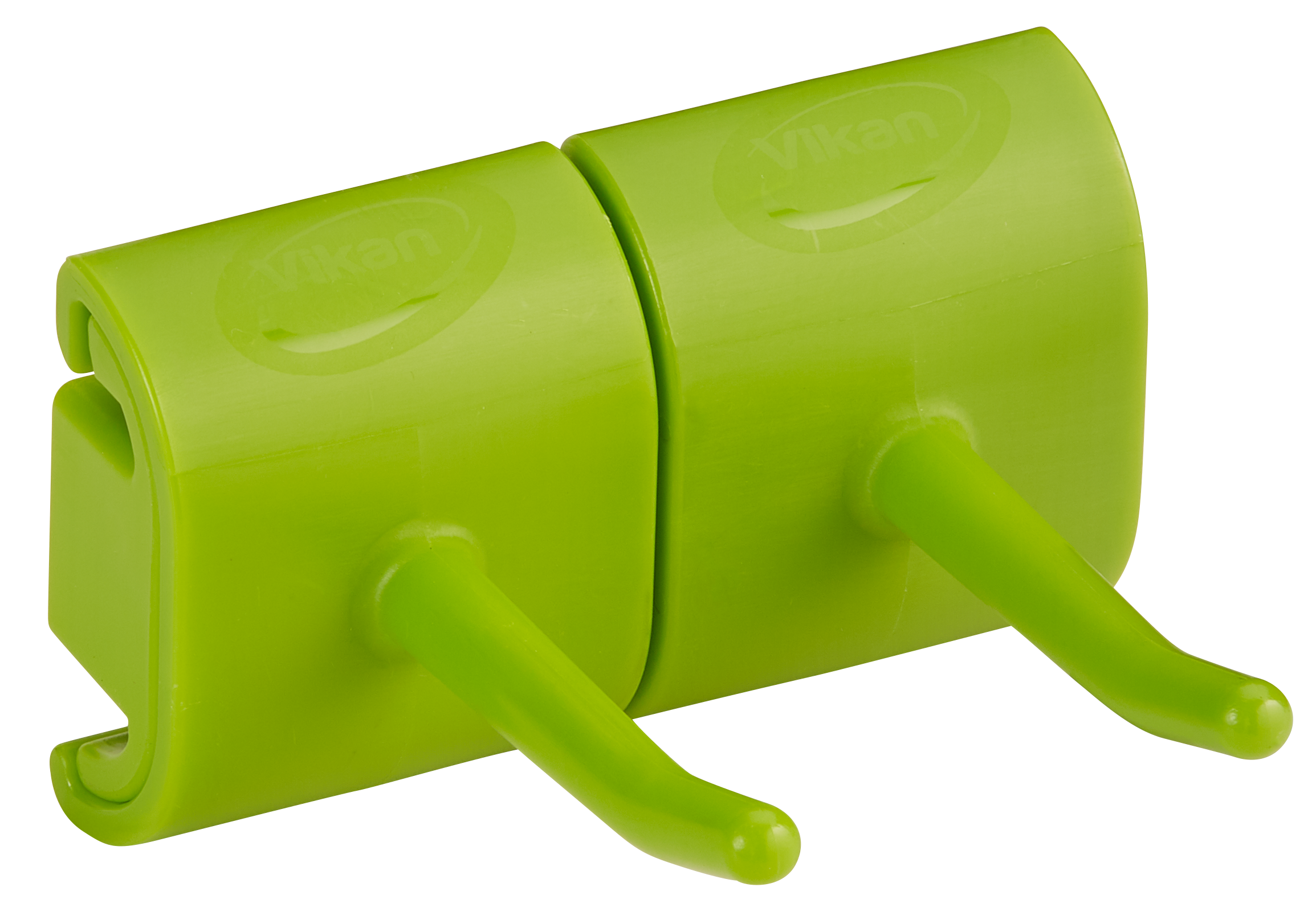 REMCO 101477 Wall Bracket, Double Hook Module, 3 Inch Size, PP/PAI, Lime | CM7PPM