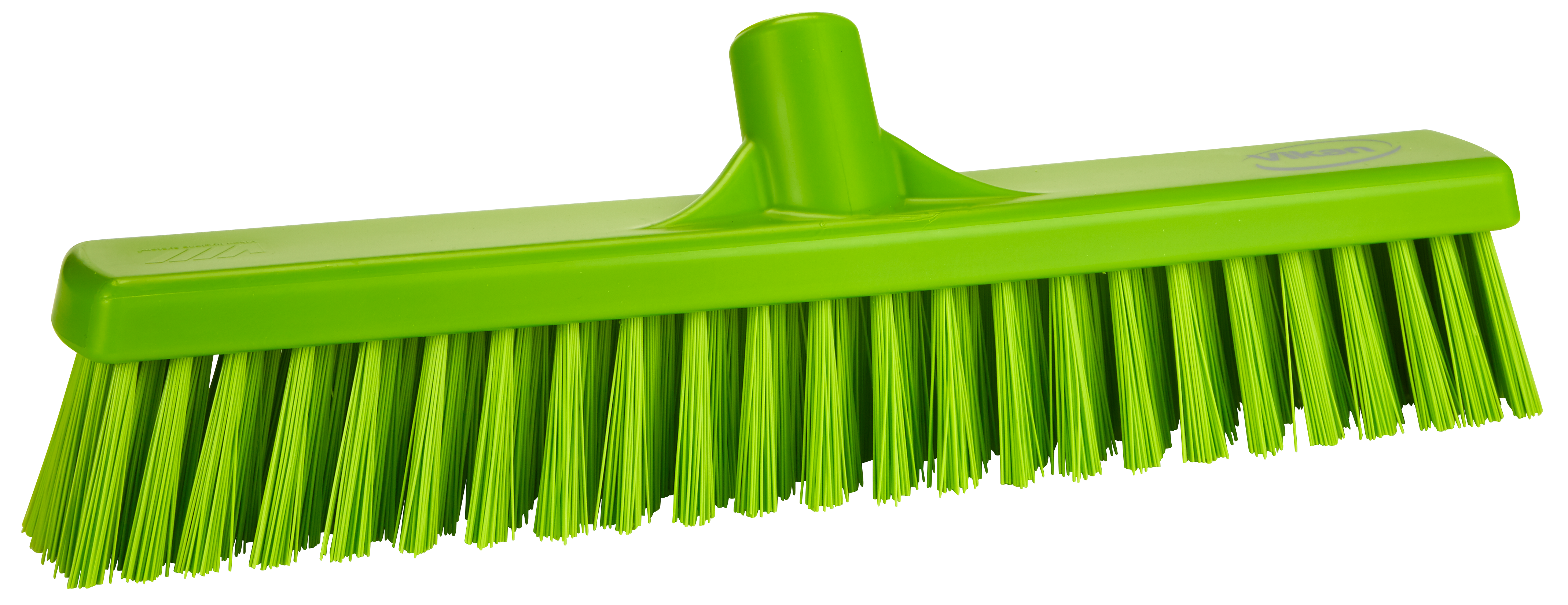 REMCO 317477 Broom, Push, Soft/Stiff, 16.5 Inch Size, PP/PBT, Lime | CM7RHU