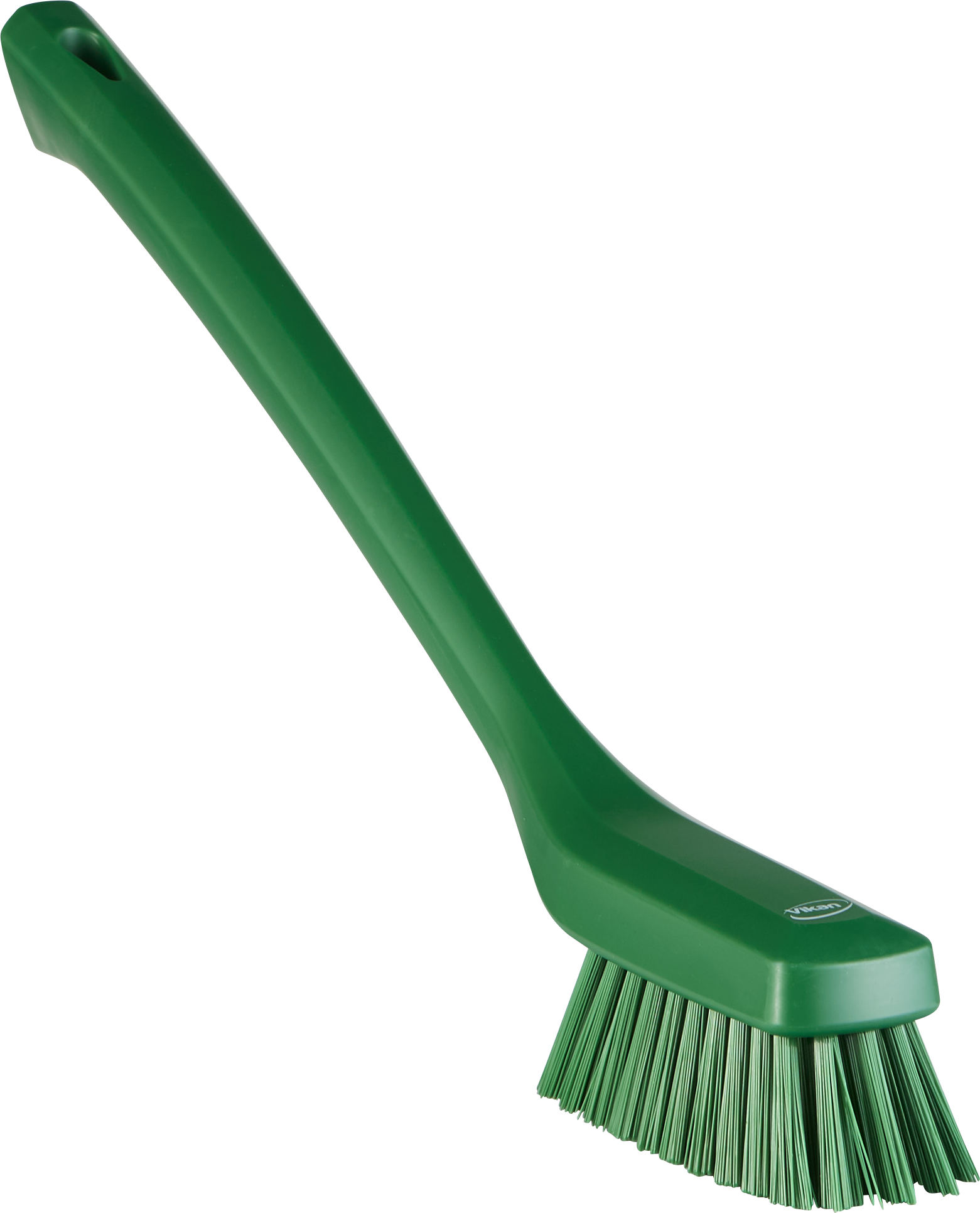 REMCO 41852 Cleaning Brush, Narrow, Long Handle, 16.54 Inch Size, Hard, Green | CM7RDU