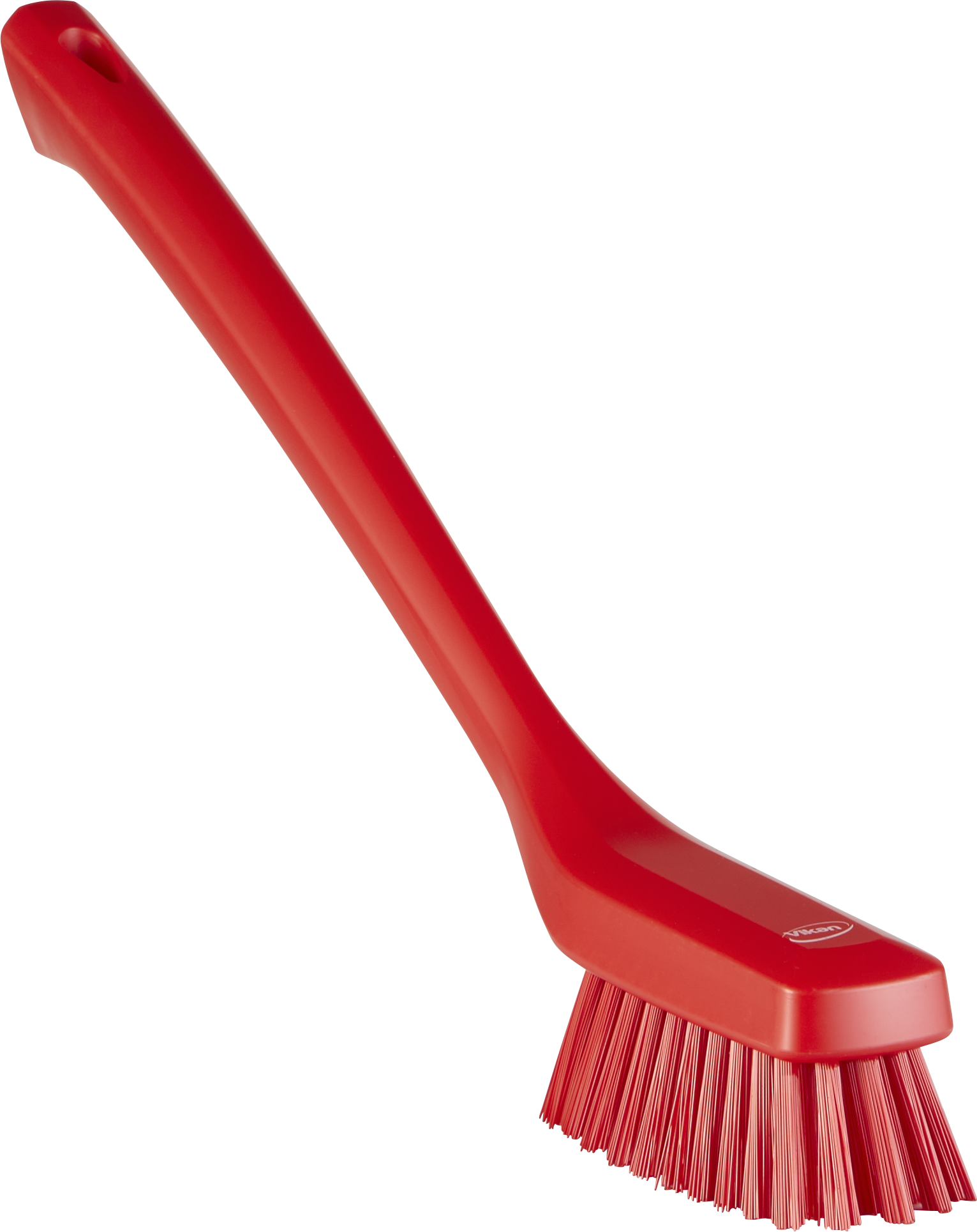 REMCO 41854 Cleaning Brush, Narrow, Long Handle, 16.54 Inch Size, Hard, Red | CM7RDQ