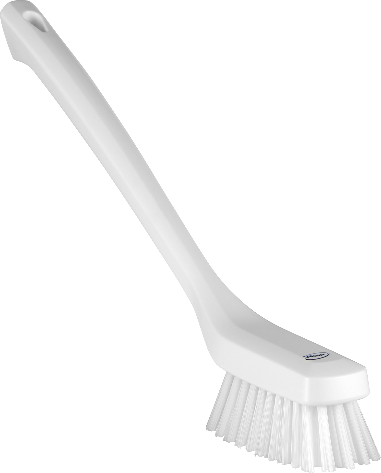 REMCO 41855 Cleaning Brush, Narrow, Long Handle, 16.54 Inch Size, Hard, White | CM7RDP