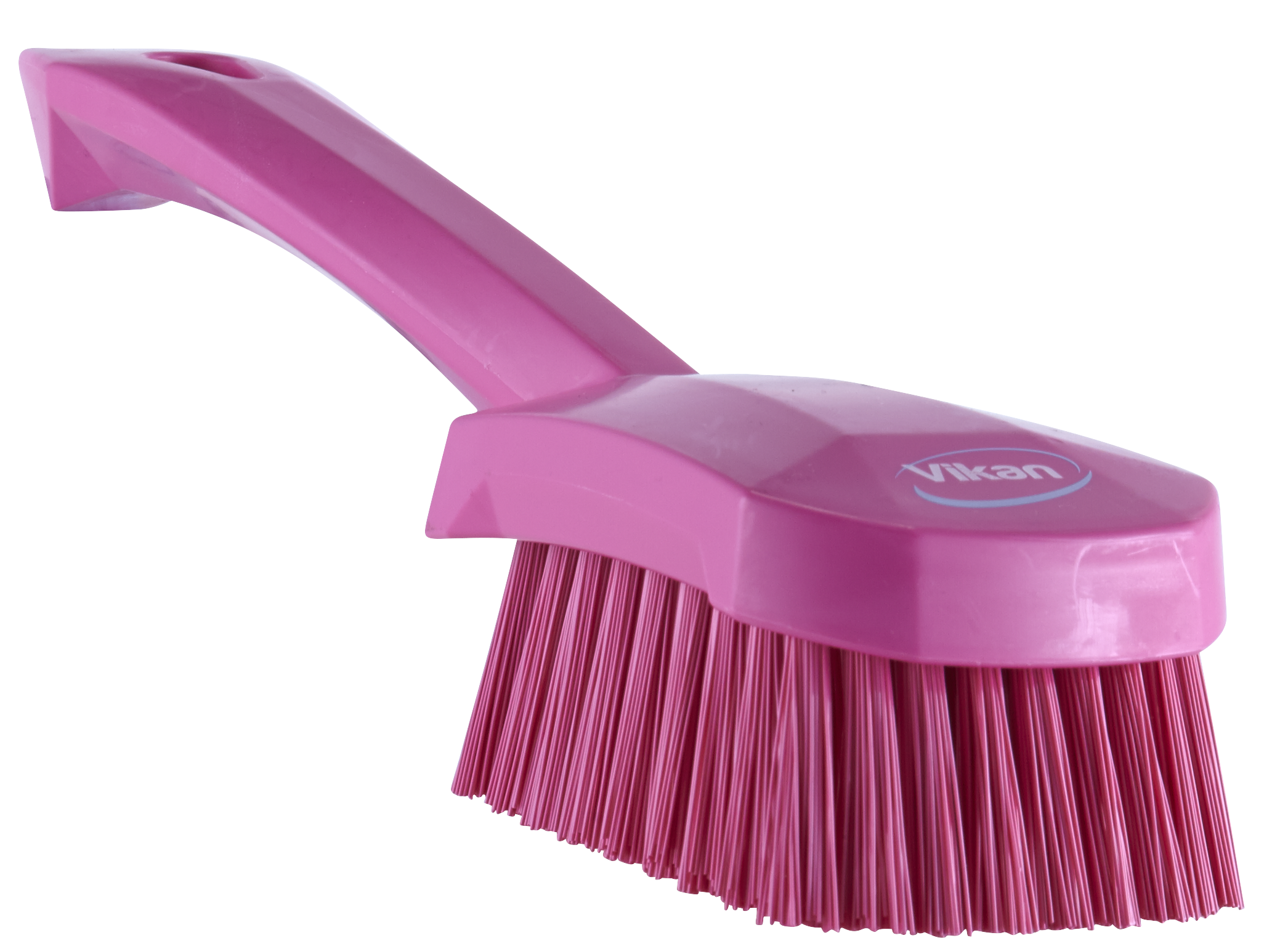 VIKAN 41921 Short Handle Brush Stiff Pink | AF9PAT 30PC49